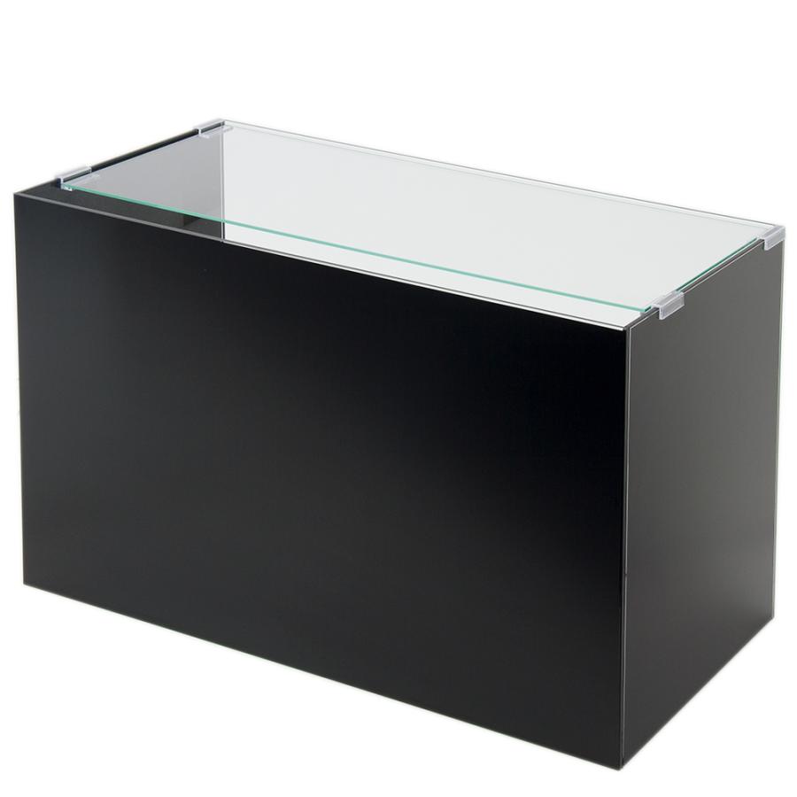 新品　未使用　60cm水槽　バックスクリーン貼付済ジェットブラック三面タイプ　ブラックシリコン　アクロ６０Ｎ　６０×３０×３６ｃｍ（単体）＊ アクロ バックスクリーン貼付済ジェットブラック三面タイプ ブラック