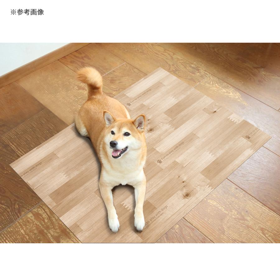 明和グラビア　ペット用防滑・消臭・防水マット　木目　ベージュ　６０×９０ｃｍ　犬　猫　マット｜chanet｜02