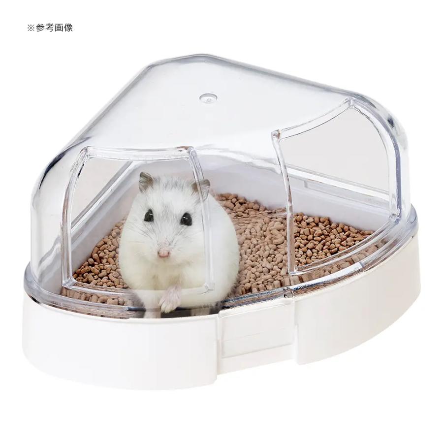 マルカン ゆったりコーナートイレ クリーンセット ハムスター トイレ