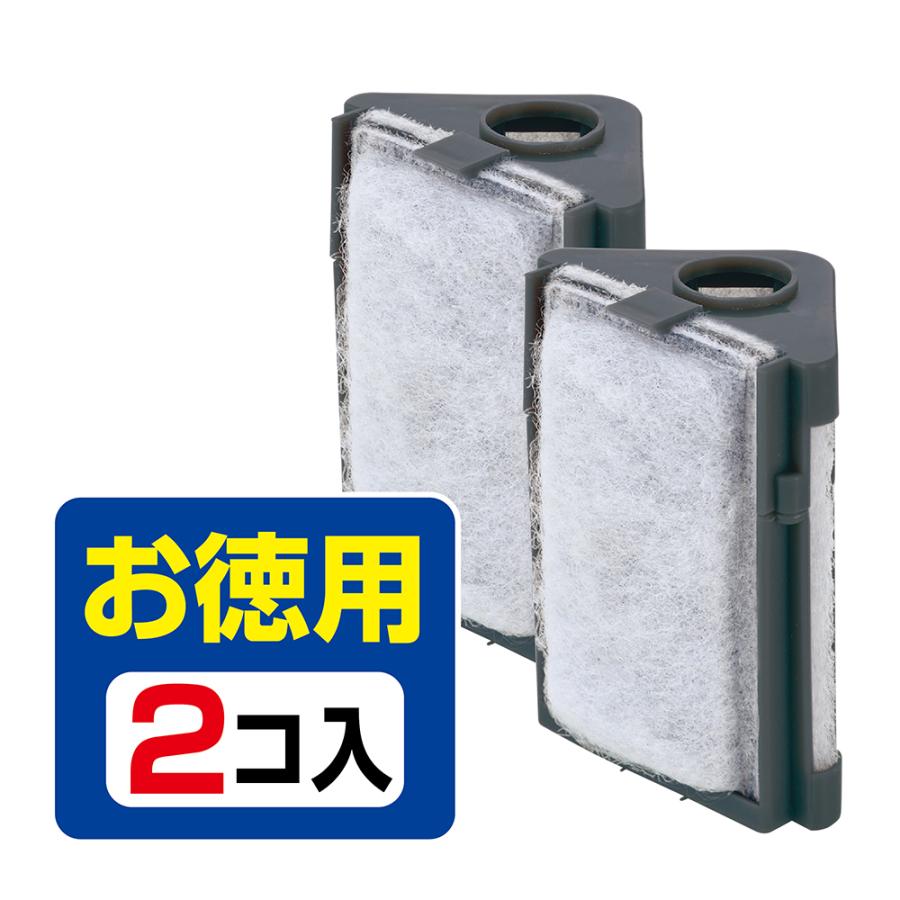 GEX（ジェックス） カメ元気フィルター 交換ろ過材2コ入 : チャーム