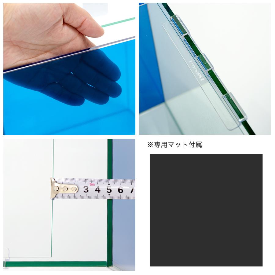 コトブキ工芸 クリスタルキューブ300（30×30×30cm）バック