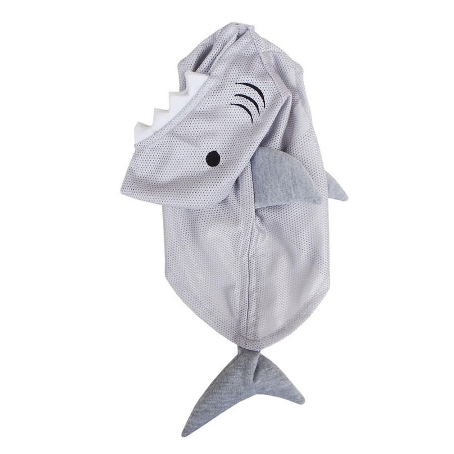 レインボー　メッシュのサメ　Ｓ　犬用　服　メッシュ素材｜chanet