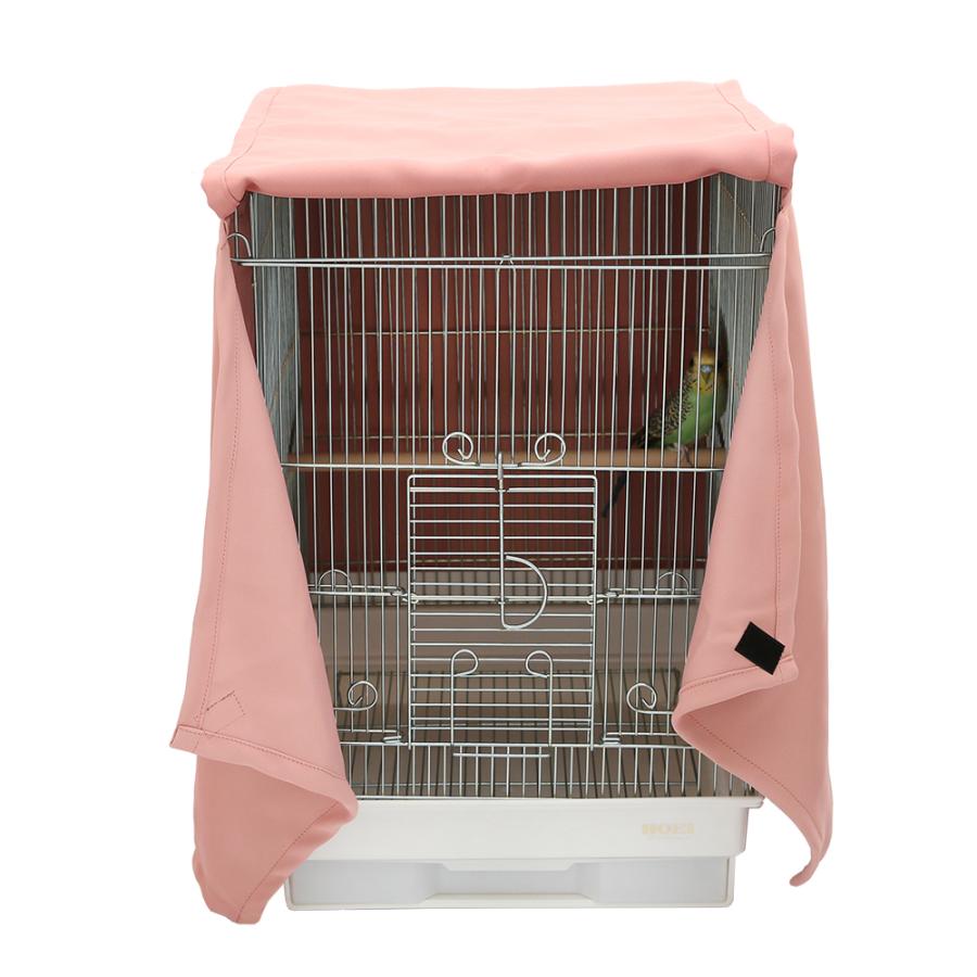 Leaf Corp おやすみ 鳥ケージカバー Mサイズ ピンク 遮光1級 保温