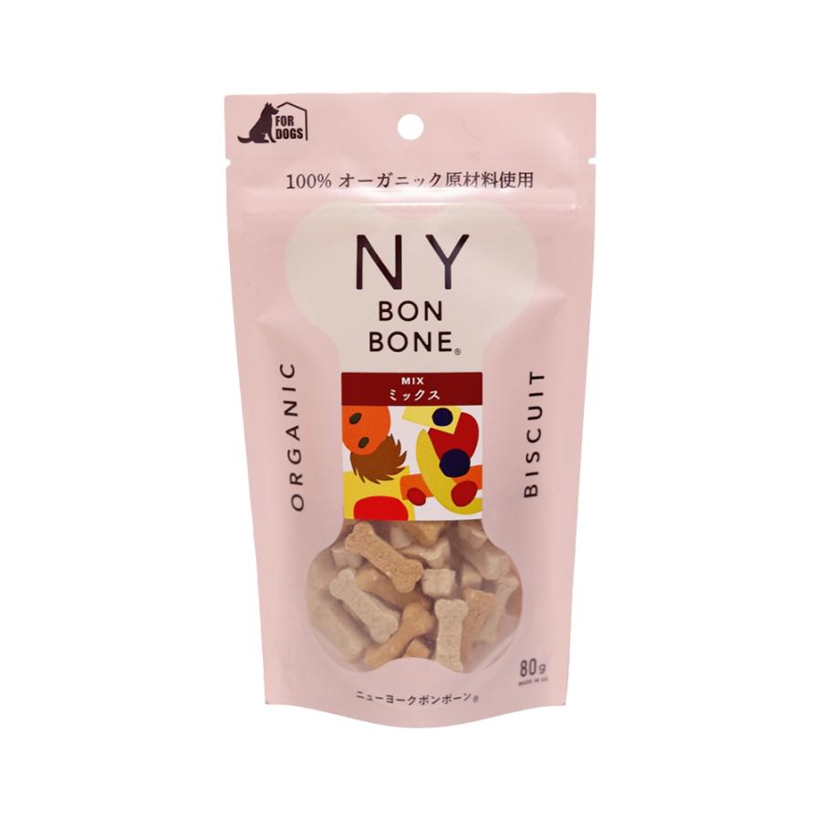 ＮＹ　ＢＯＮ　ＢＯＮＥ　ミックス　８０ｇ　犬　おやつ　ニューヨークボンボーン　クッキー　ビスケット　犬フード | ニューヨーク ボンボーン