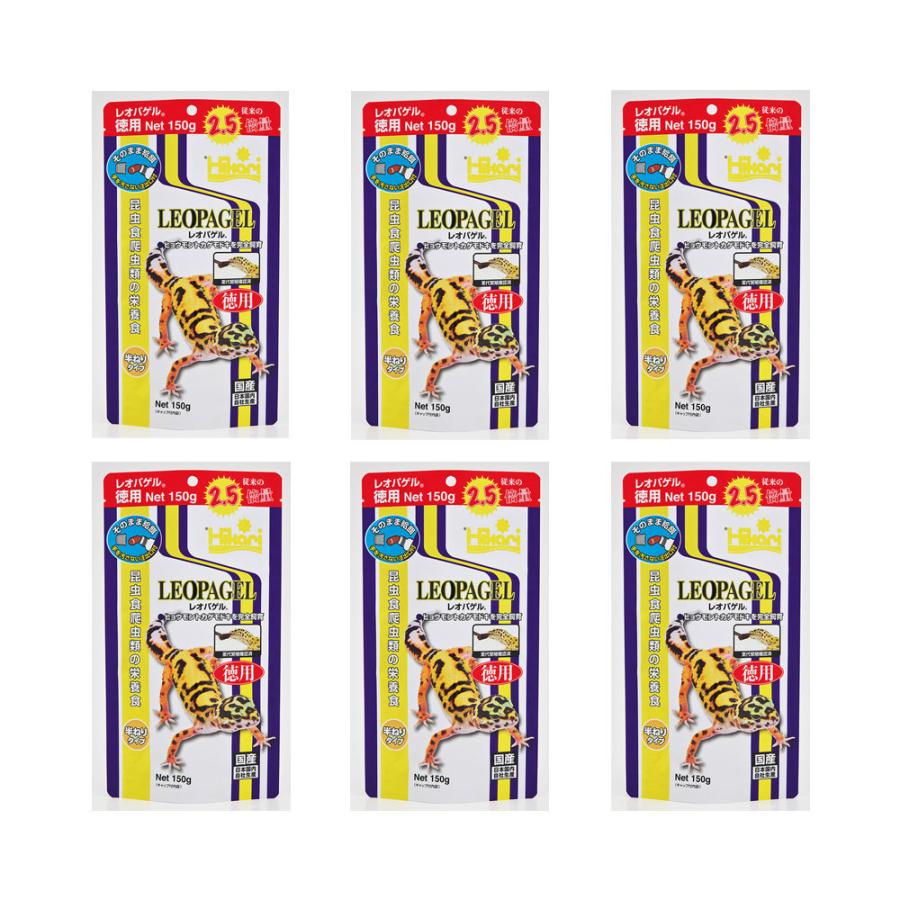 キョーリン　レオパゲル　徳用　１５０ｇ×６個　ヒョウモントカゲモドキ　フード　爬虫類　お一人様４点限り の商品画像