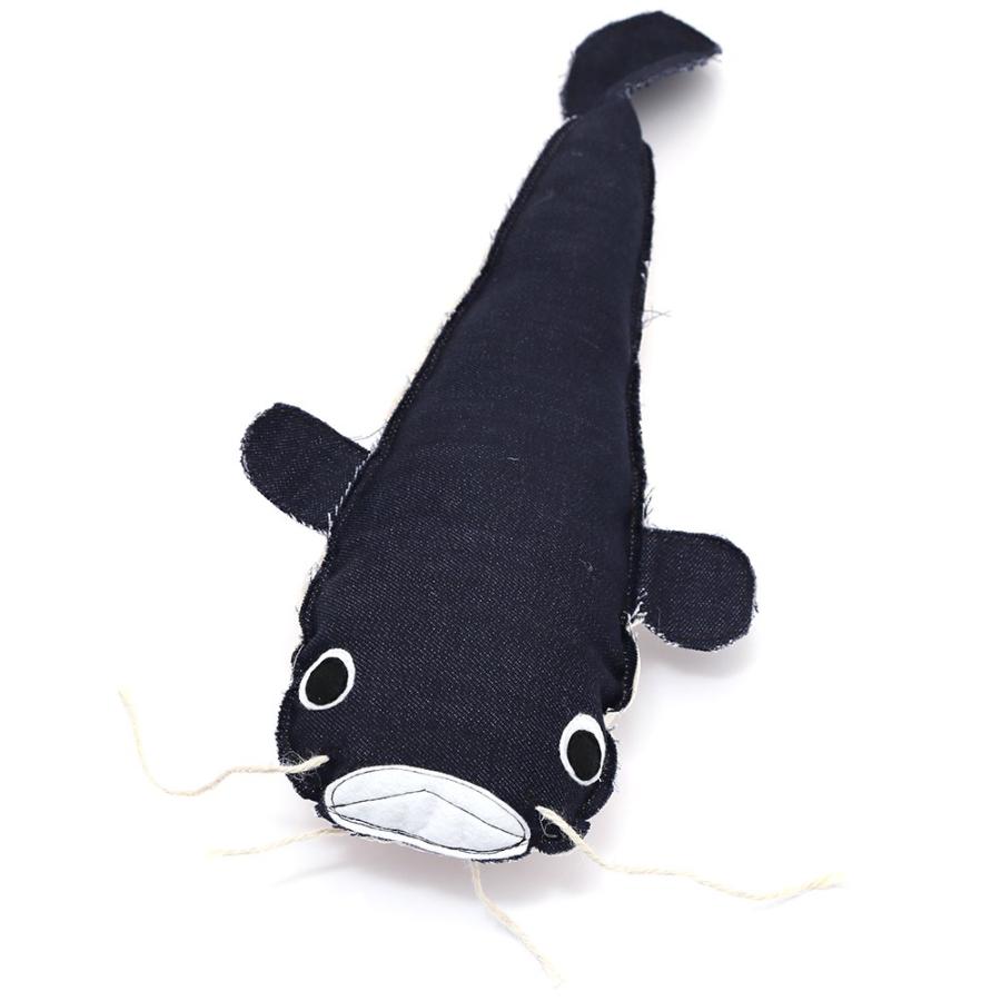 Leaf Corp ワンちゃんネコちゃんの遊べるデニムフィッシュ なまず
