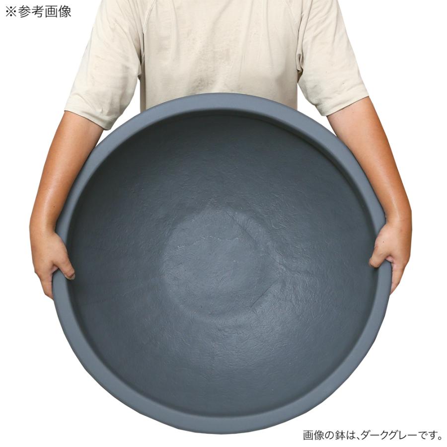 Leaf Corp メーカー直送 睡蓮鉢（メダカ鉢）凛 RIN 平型 ブラック