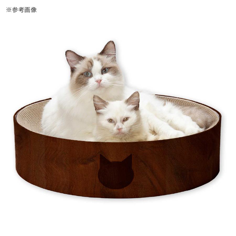 猫壱（necoichi） 猫用 爪とぎ バリバリボウル XL ダークブラウン
