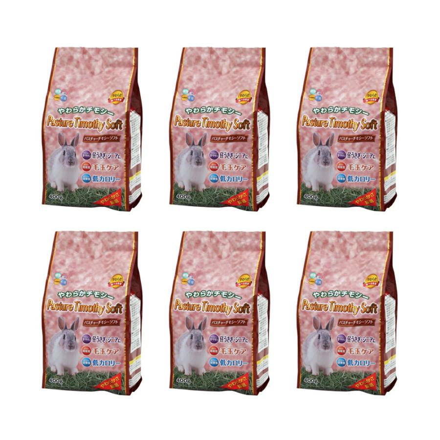 牧草　ハイペット　パスチャーチモシー　ソフト　４００ｇ×６（Yahoo!・チャーム charm ヤフー店）
