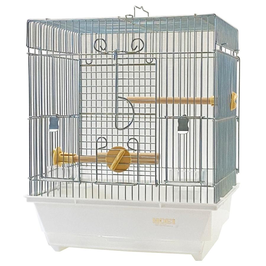 HOEI 鳥かご HOEI 101角手のりG ホワイト (32×26 HOEI 鳥かご HOEI 101角手のりG ホワイト (32×26