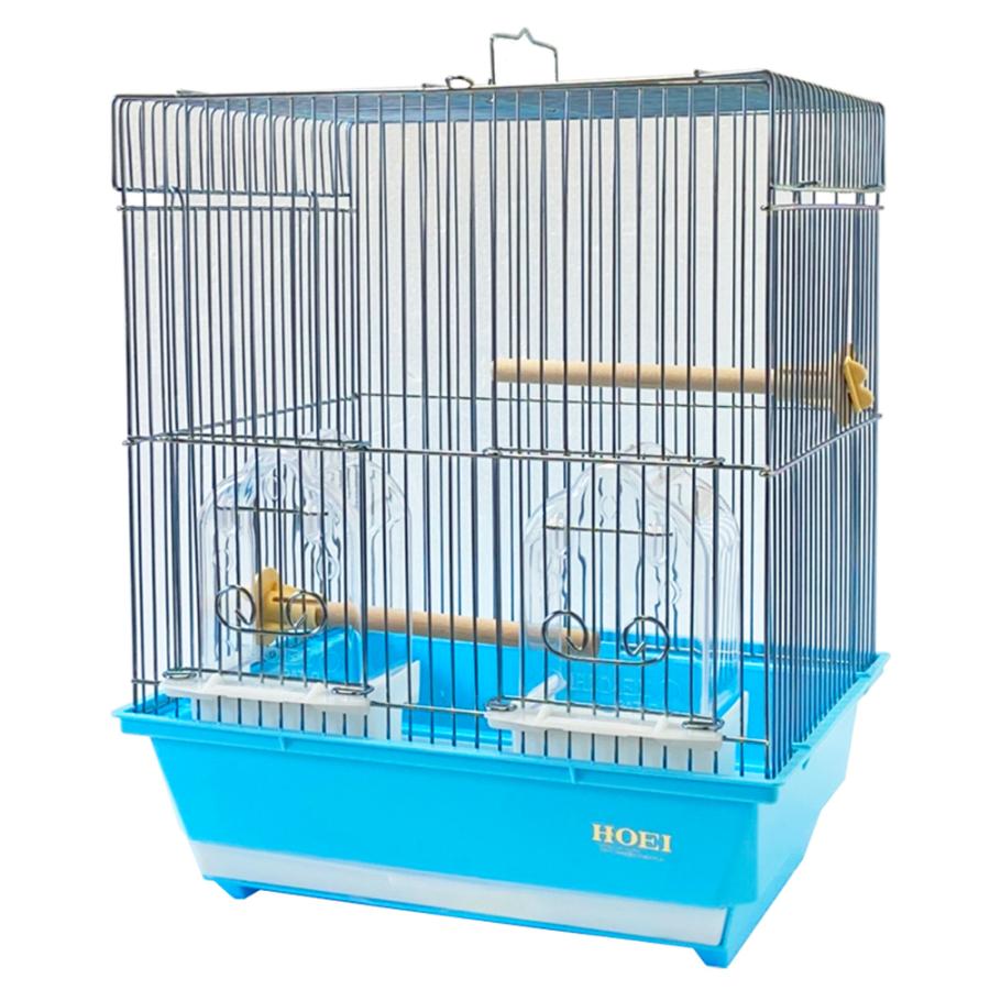 HOEI 鳥かご 101角G 色おまかせ （32×26×39cm） 文鳥 小型