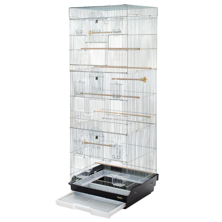 HOEI 465オウムステンレス ブラック (46.5×46.5×66cm) 中型インコ オウム 180サイズ 沖縄別途送料 通販 HOEI 465オウムステンレス ブラック (46.5×46.5×66cm) 中型インコ オウム 180サイズ 沖縄別途送料