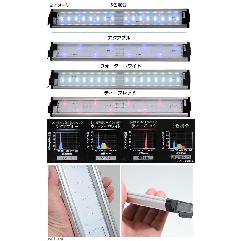 ６０ｃｍ水槽セット　テトラ　グラスアクアリウム　ＶＸパワーフィルターセット　ＧＡ−６０ＶＸ　＋　ＧＥＸ　クリアＬＥＤパワー３　６００｜chanet｜03