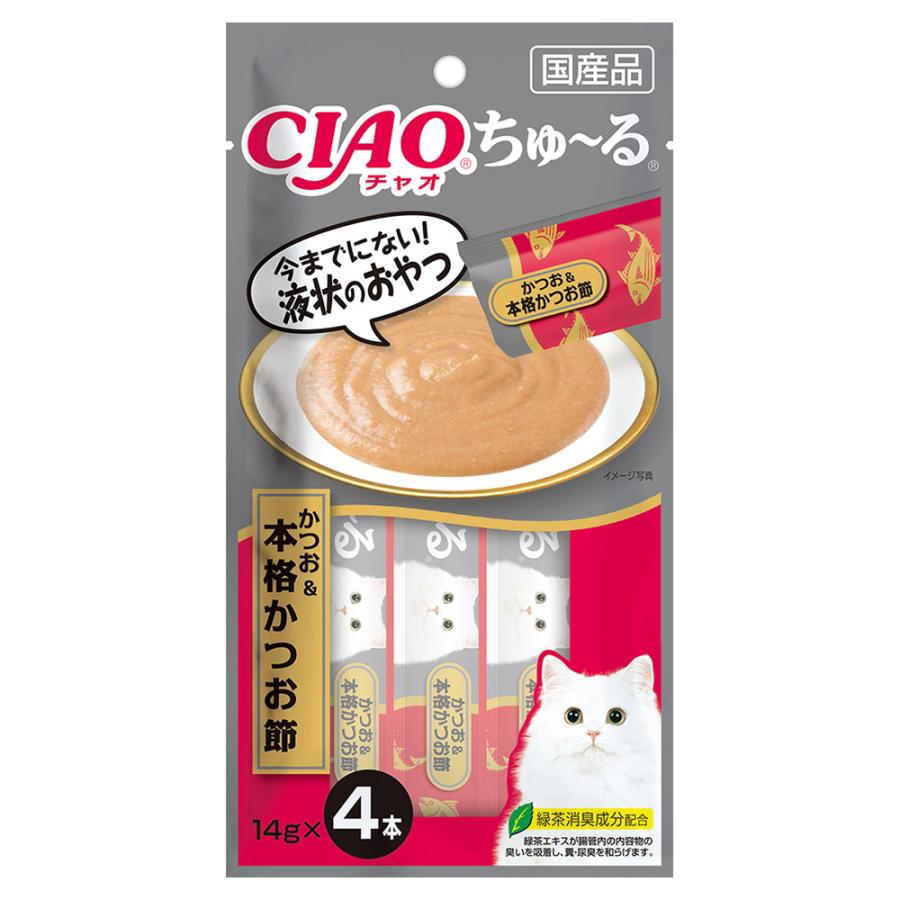 INABA ちゅ〜る いなば CIAO ちゅ〜る かつお＆本格かつお節