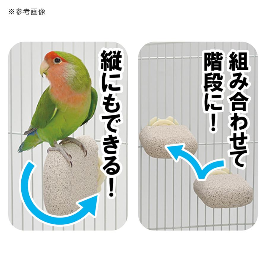 三晃商会 爪とぎステップ ショート 軽石製 デグー リス モモンガ 小鳥