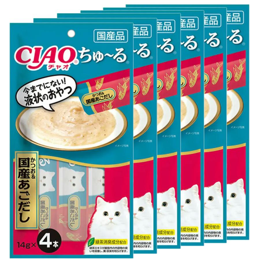 INABA ちゅ〜る いなば CIAO ちゅ〜る かつお＆国産あごだし