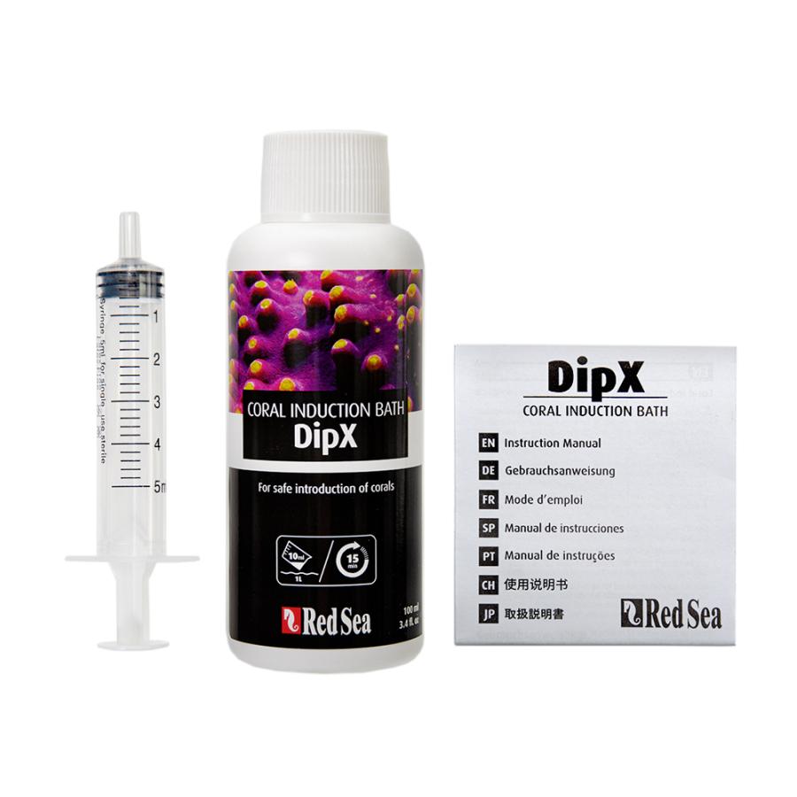 【新品・未使用】Red Sea 海水 サンゴ 水質調整剤セット レッドシー Dip X 100ml サンゴ ライブロック ディップ剤