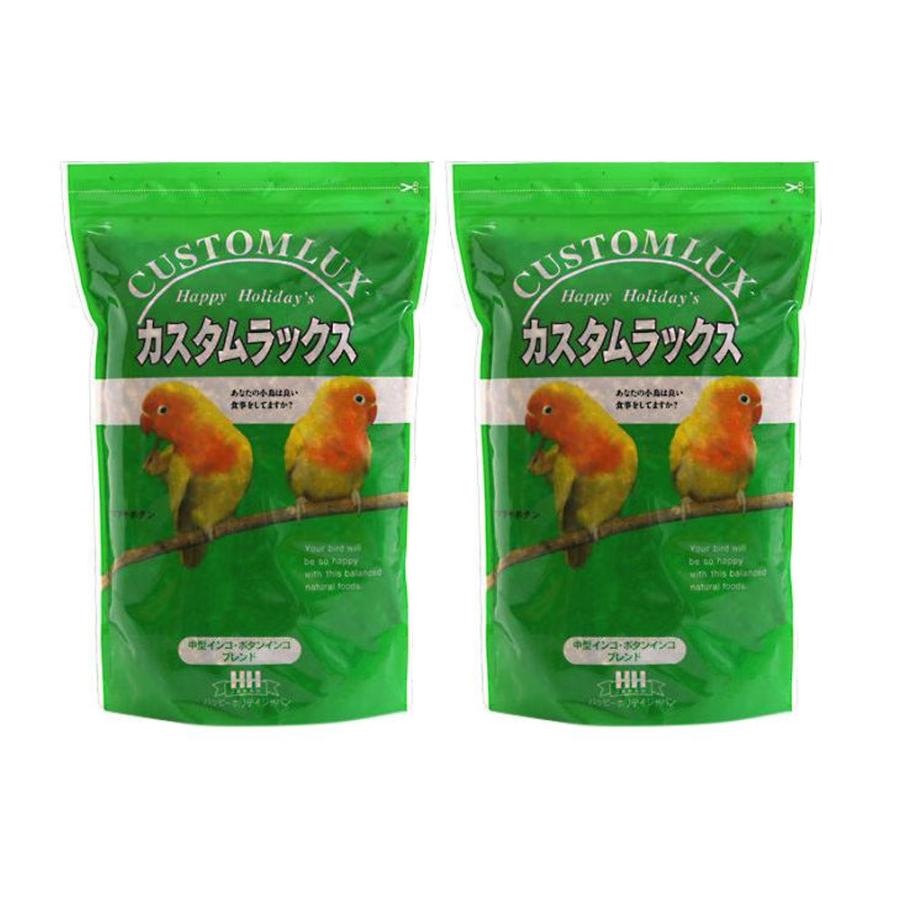 カスタムラックス　中型インコ　２．５Ｌ×２袋　鳥　フード｜chanet