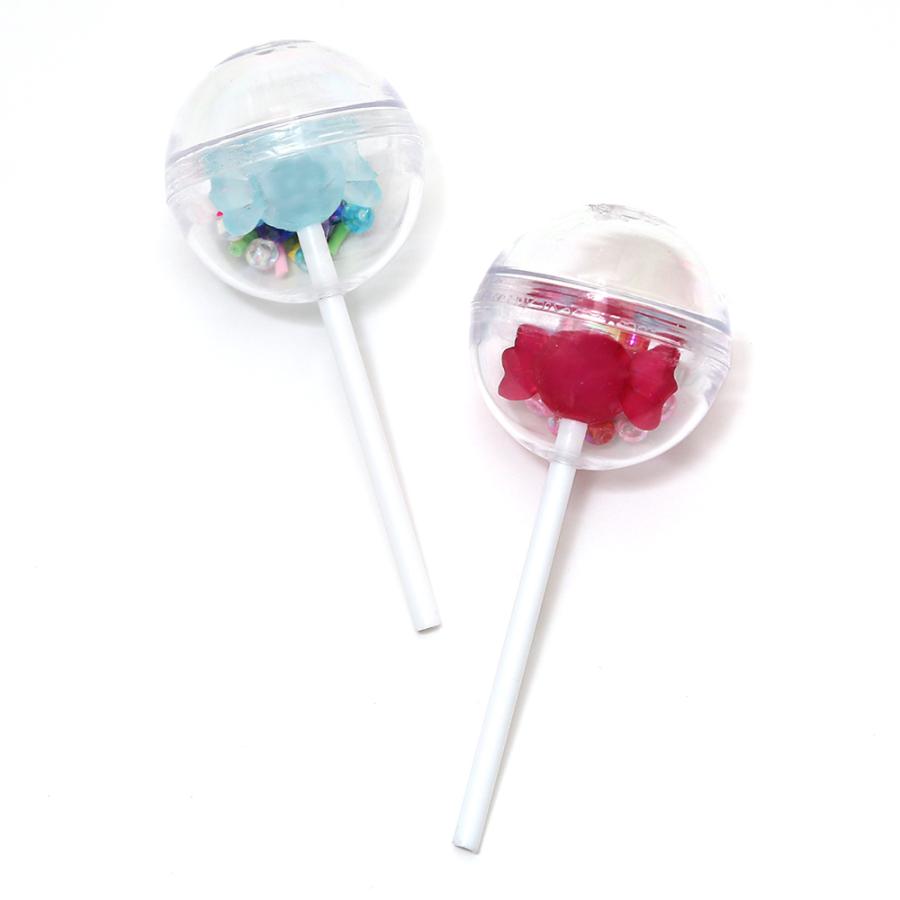 Leaf Corp カラフルキャンディポップ マラカス 2個入 色おまかせ 小型