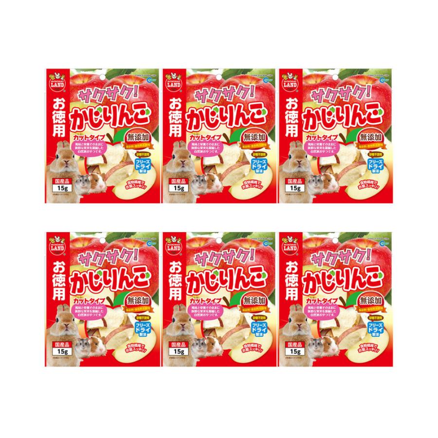 マルカン　サクサク！　かじりんご　お徳用　１５ｇ×６