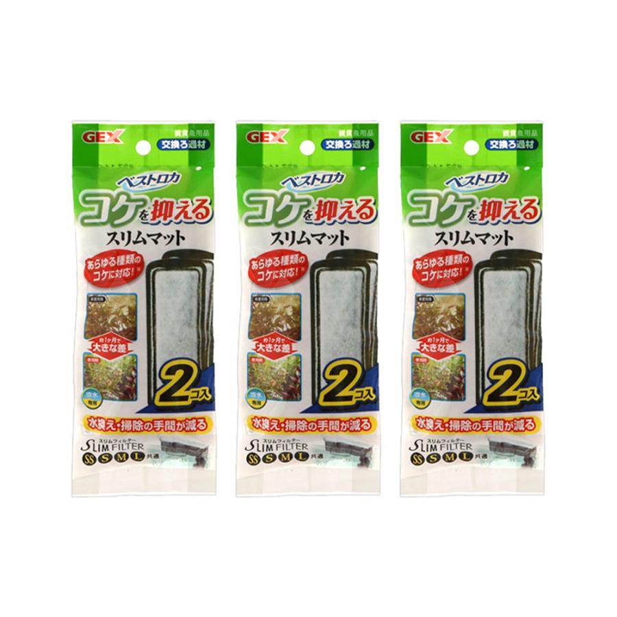 GEX（ジェックス） ベストロカ コケを抑えるスリムマット2個入り×3袋