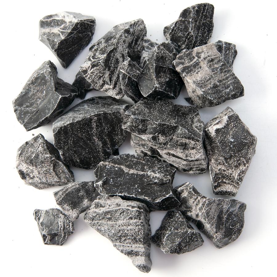 カミハタ カミハタ プチアクアの石 黒賢石 400g 小型水槽