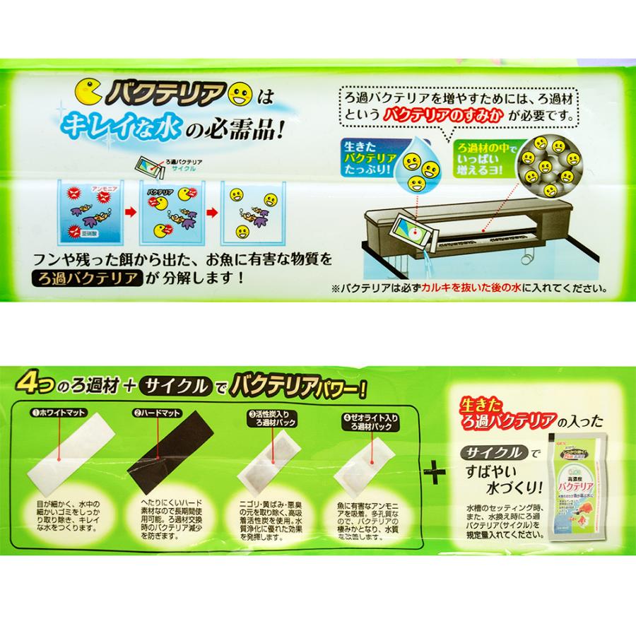 GEX（ジェックス） 上部フィルター用バクテリアマットプラス 2セット