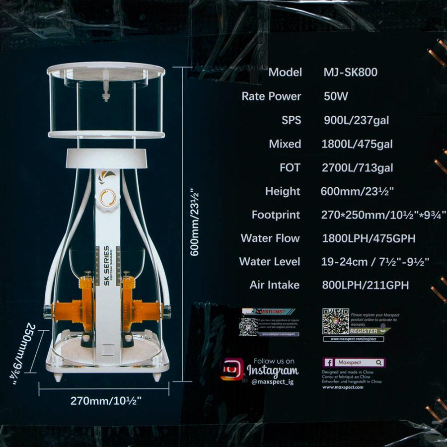 cocospgmey.i  Maxspect プロテインスキマー MJ-SKシリーズプロテインスキマー - Maxspect