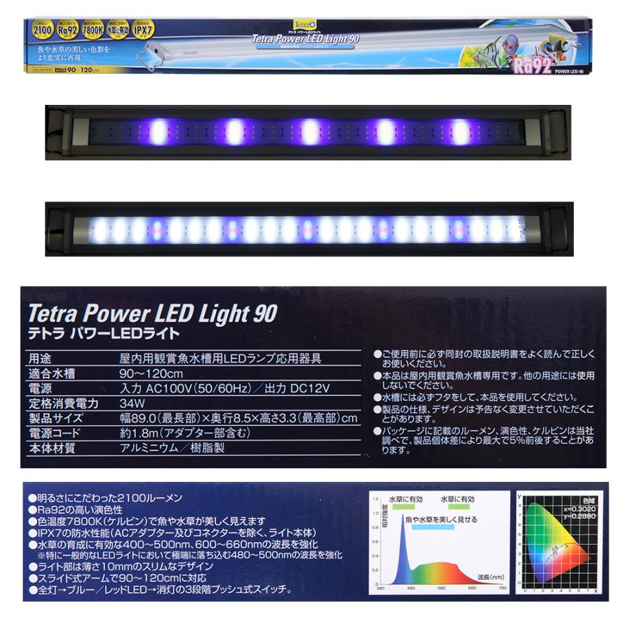 テトラ　パワーLEDプレミアム90 Tetra（テトラ） パワーLEDライト 90 水槽 アクアリウム 照明