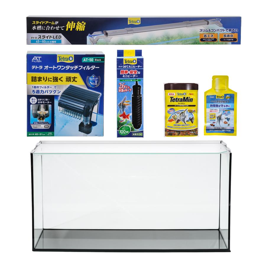 Tetra テトラ 水槽セット オールグラスアクアリウム600 Tetra テトラ 水槽セット オールグラスアクアリウム600