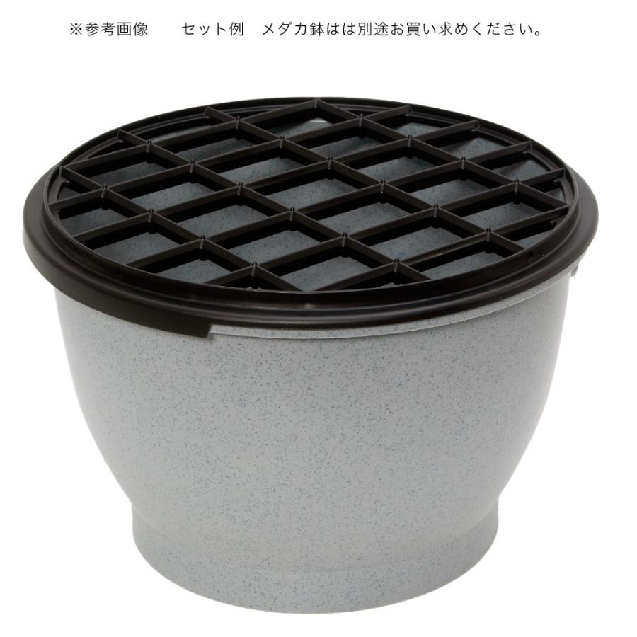 睡蓮鉢　64cm網　ステンレス製網　メダカ鉢　直径60 動物イタズラ防止 Tetra（テトラ） じょうろでキレイメダカ鉢 丸30 専用フタ 錆びない