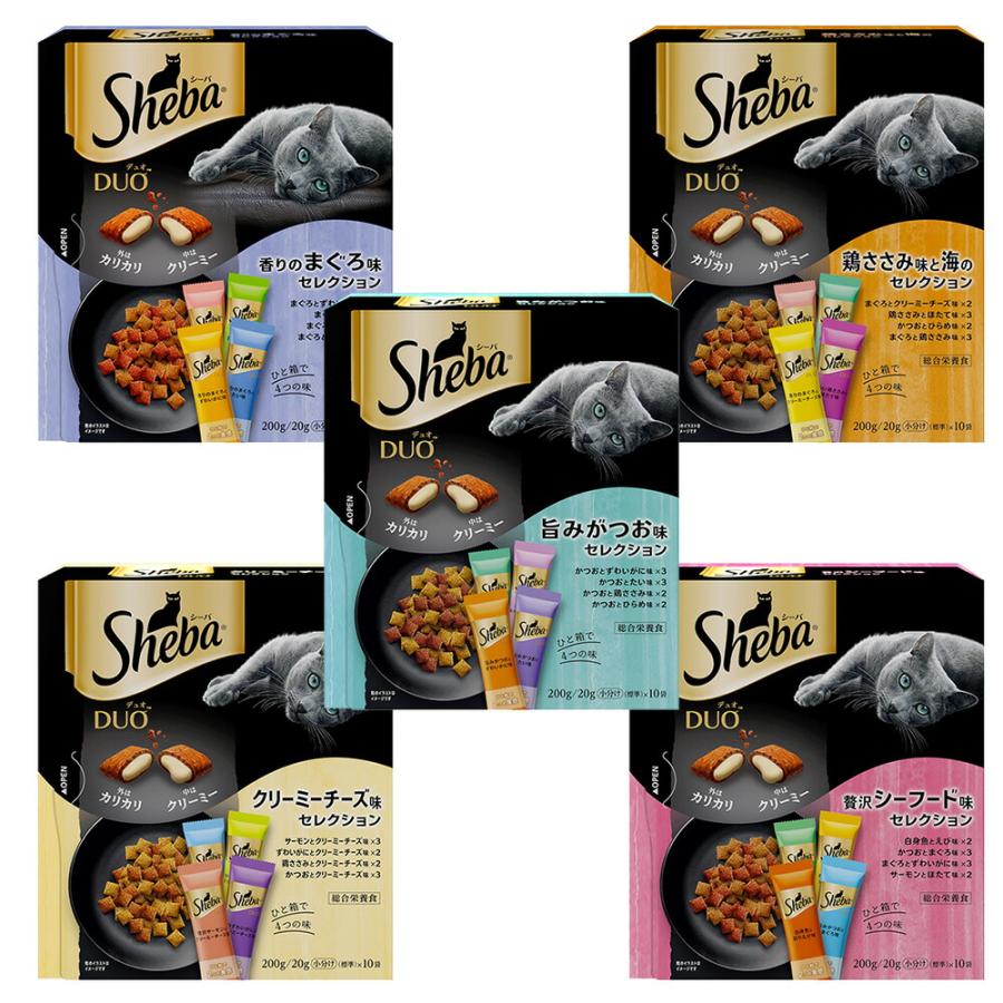 シーバ デュオ キャットフード シーバ デュオ 200g 味のお試し5種