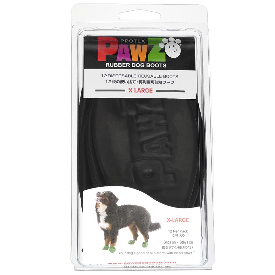 犬　靴　Ｐａｗｚ　ラバードッグブーツ　ＸＬ　ブラック | 
