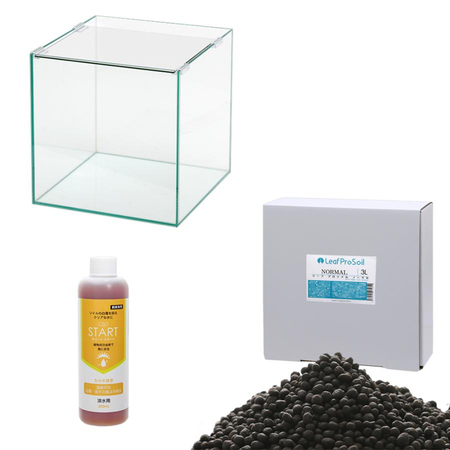 オールガラス ３０ｃｍキューブ水槽 リーフプロソイル ノーマル ３ｌ カルキ抜き ｑ１０スタート チャーム Charm ヤフー店 通販 Yahoo ショッピング