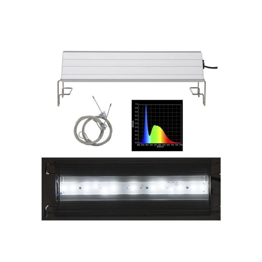 LED照明器具3点セット スタンドライト アクアリウムライト アクロ TRIANGLE LED BRIGHT 300 ライトスタンド