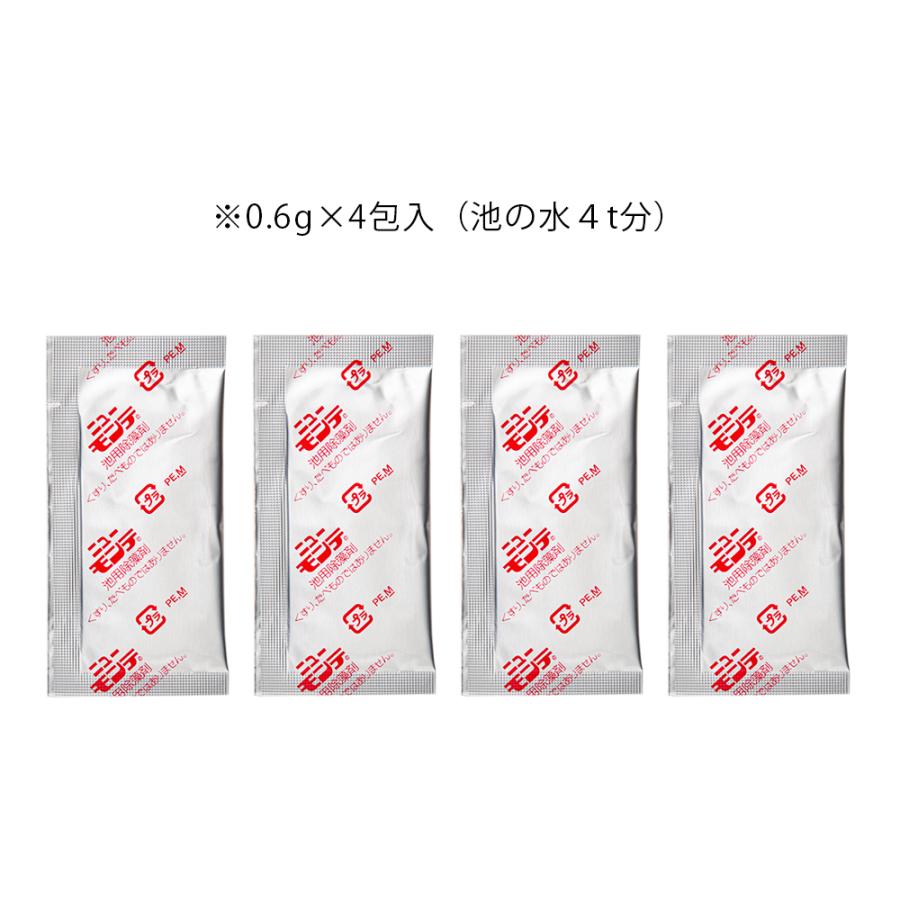 けんぼうさん ニチドウ ニューモンテ 池用 ３ｇＸ４包入 ６個セット ニチドウ ニューモンテ 池用 3gX4包入 アオコ・コケ除藻剤 20t