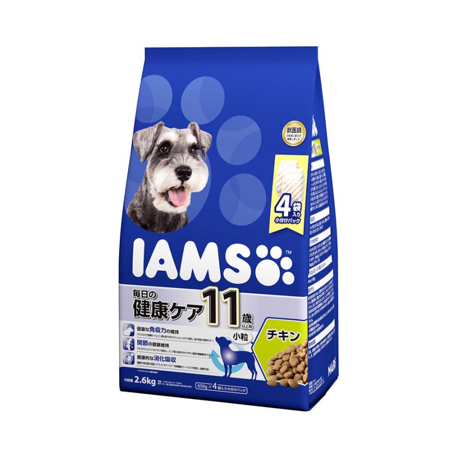 ドッグフード　アイムス　１１歳以上用　毎日の健康ケア　チキン　小粒　２．６ｋｇ 正規品　ＩＡＭＳ｜chanet