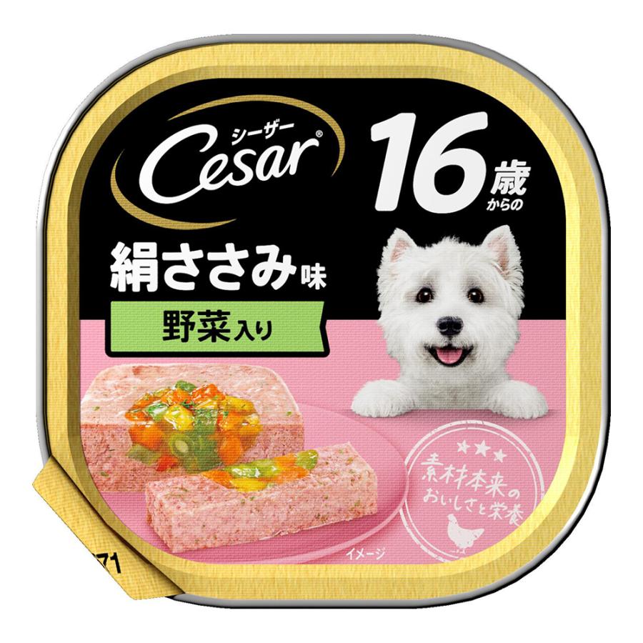 シーザー　１６歳からの　絹ささみ味　野菜入り　１００ｇ | シーザー