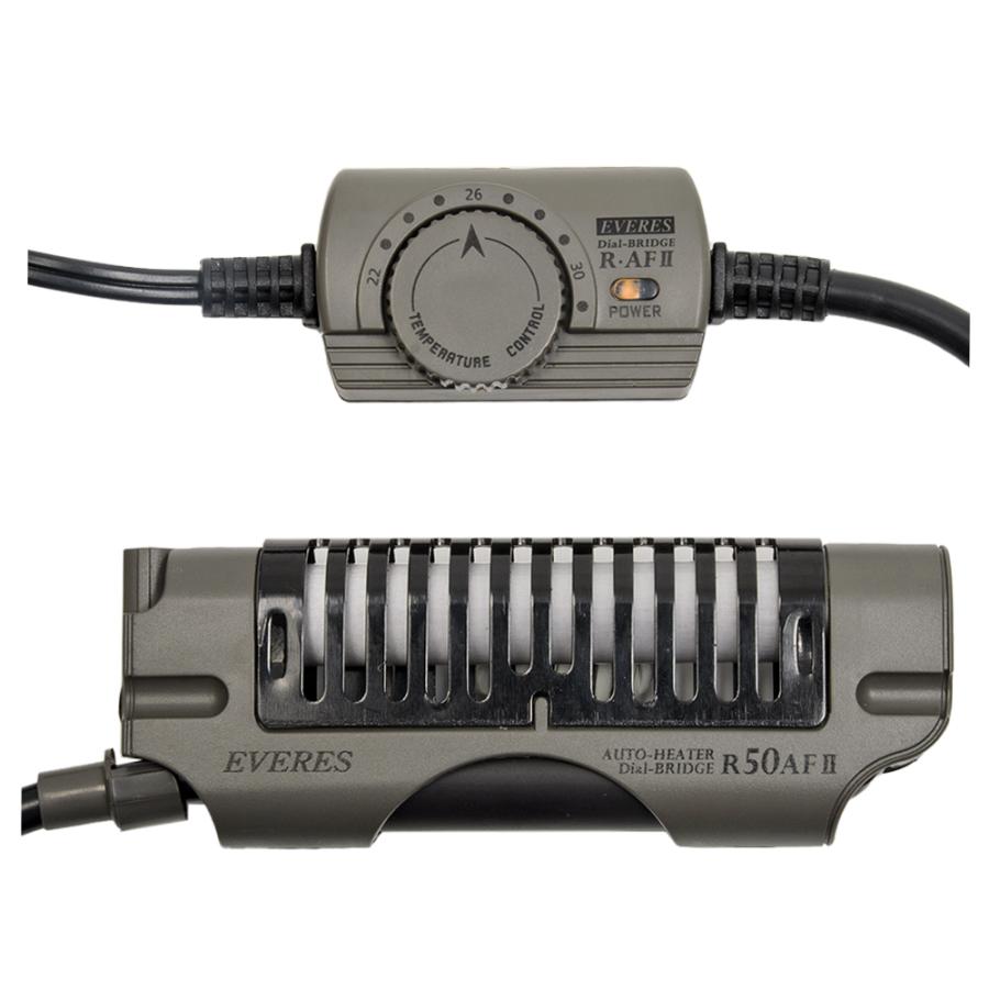 エヴァリス　オートヒーター　ダイヤルブリッジＲ　５０ＡＦ　ＩＩ　サーモ一体型ヒーター　水槽　アクアリウム　熱帯魚 | EVERES | 01