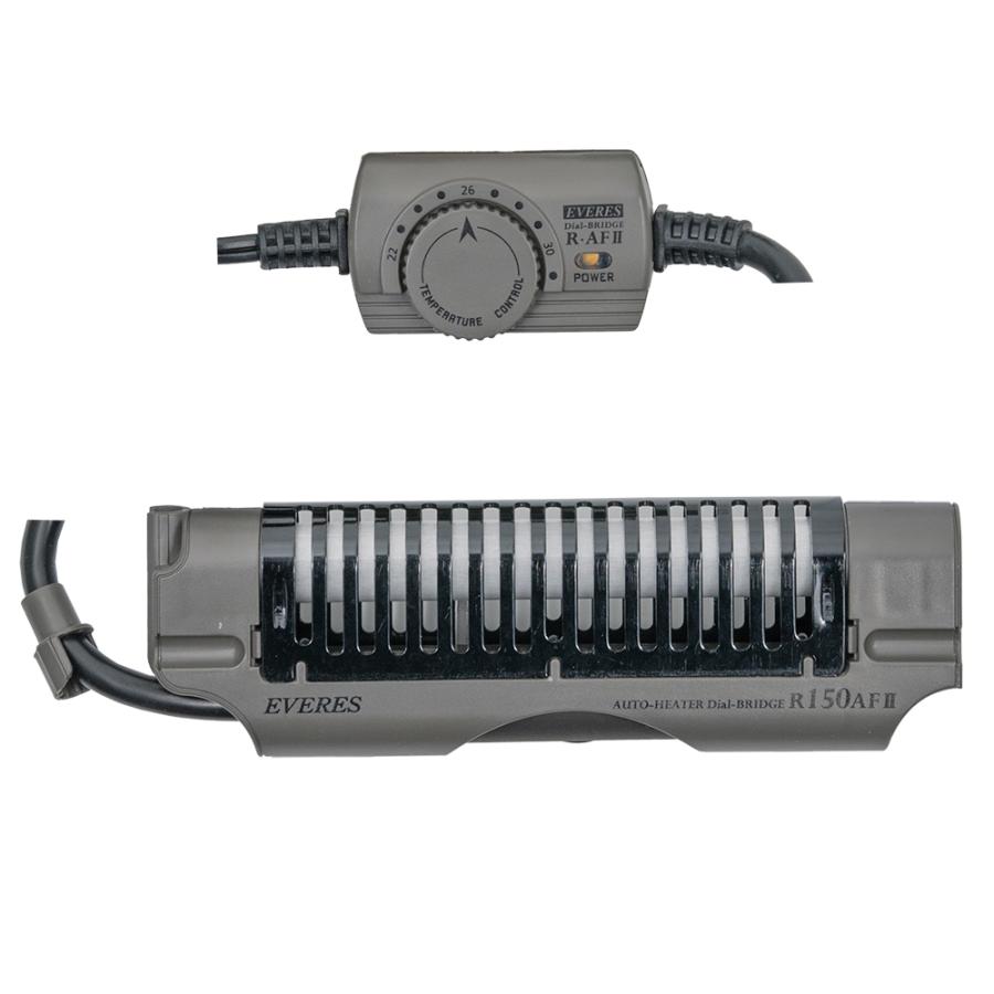 エヴァリス　オートヒーター　ダイヤルブリッジ　Ｒ１５０ＡＦ　ＩＩ　〜６０ｃｍ水槽　サーモ一体型ヒーター　水槽　アクアリウム　熱帯魚 | EVERES | 01