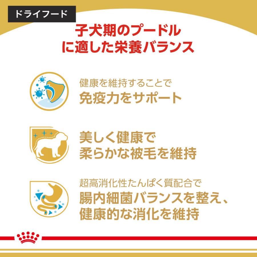 【送料無料】ロイヤルカナン　生後１０カ月齢までの子犬　ウェット３袋＋プードル　子犬用　１．５ｋｇ　ジップ付　お一人様１点限り | ロイヤルカナン | 04