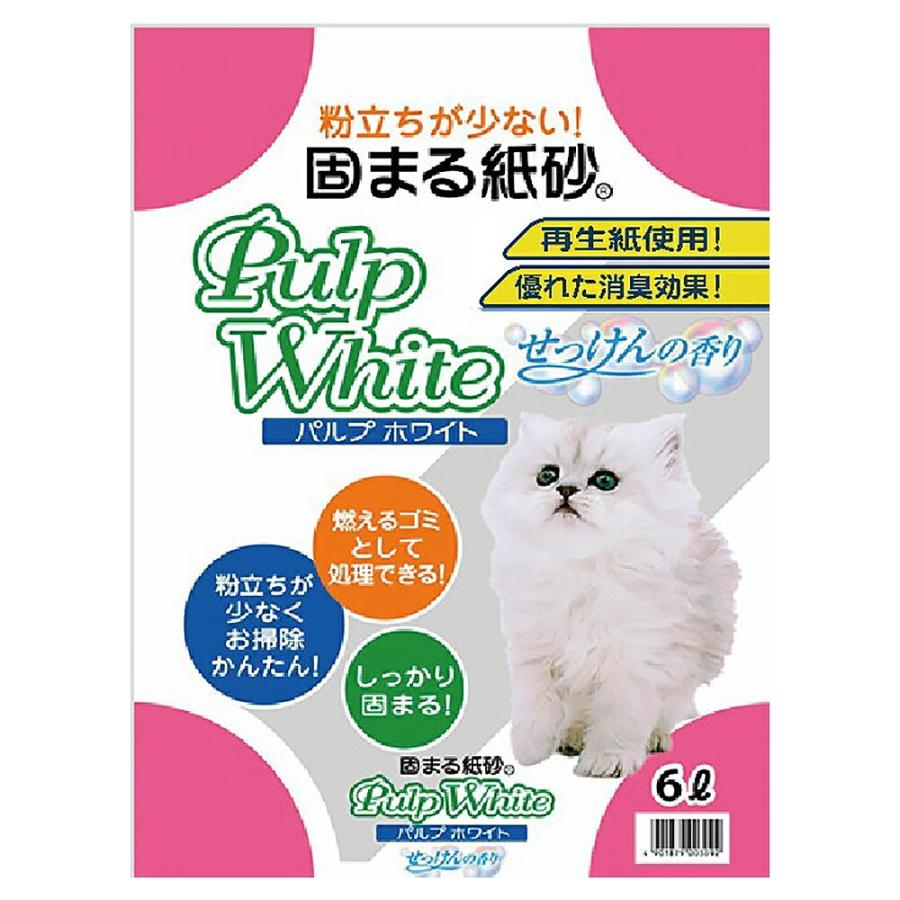 １８袋　猫砂　新東北化学工業 チャーム | 猫砂 6L パルプホワイト 新東北化学工業 パルプホワイト6L トイレ用品