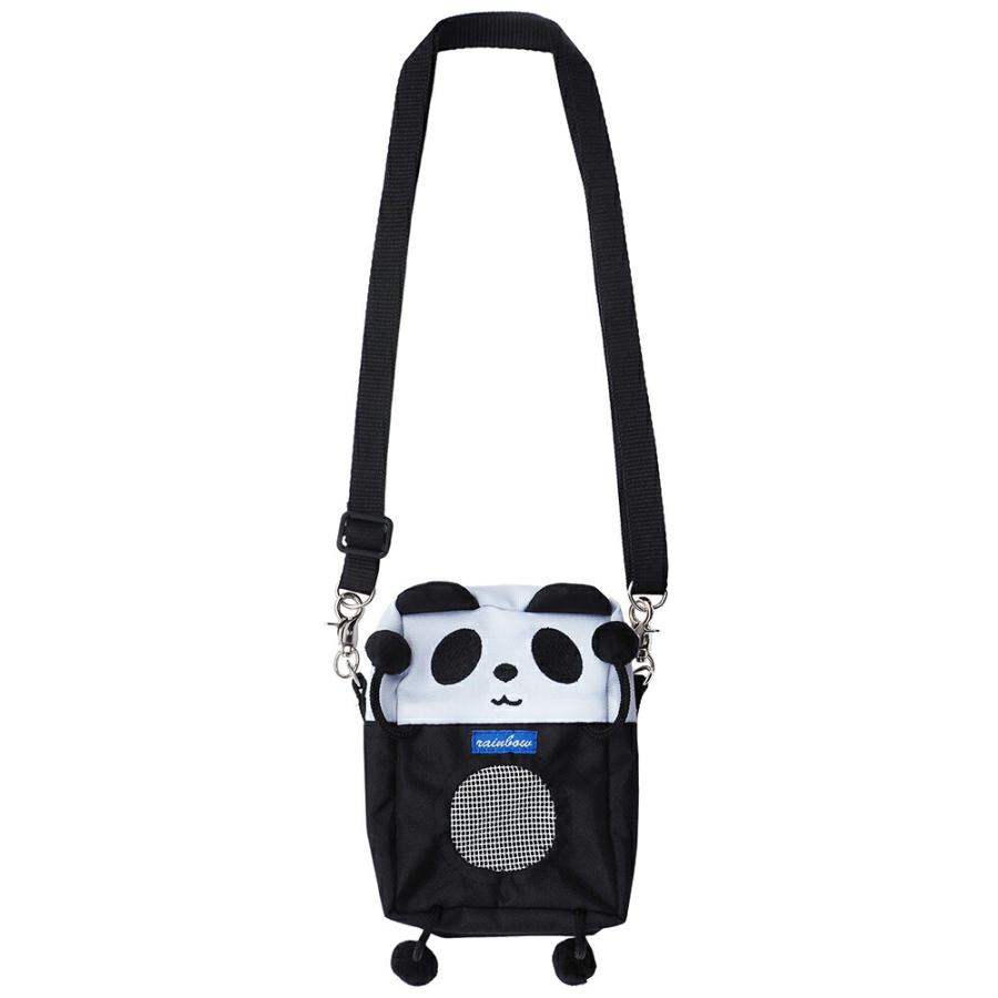 レインボー アニマルポーチ パンダ モモンガ 隠れ家 寝袋 : チャーム