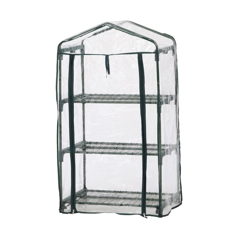タカショー ビニール温室3段 GRH−N02T 簡易温室 : チャーム