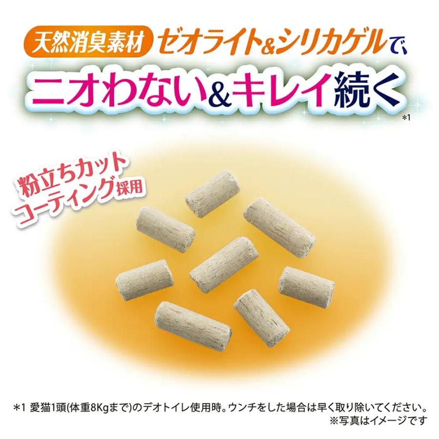 デオトイレ デオトイレ 砂 消臭・抗菌サンド 小粒タイプ 3．8L×4袋