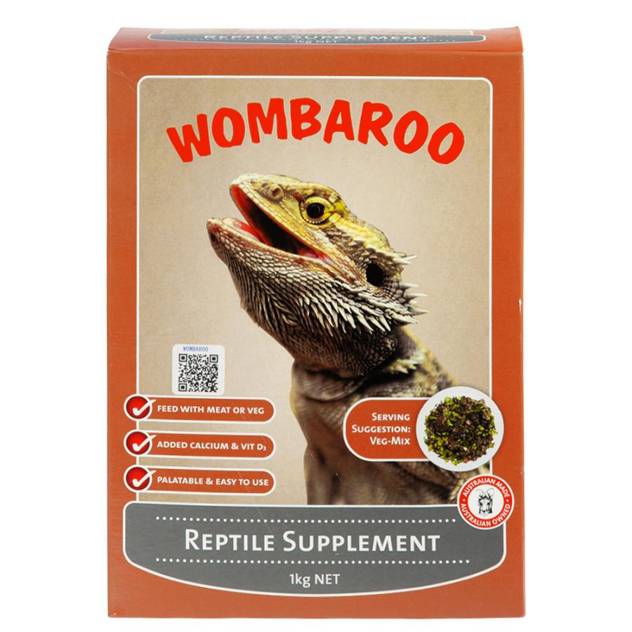 wombaroo ウォンバルーレプタイルサプリメント1Kg　未開封　爬虫類 WOMBAROO ウォンバルー レプタイルサプリメント 1kg