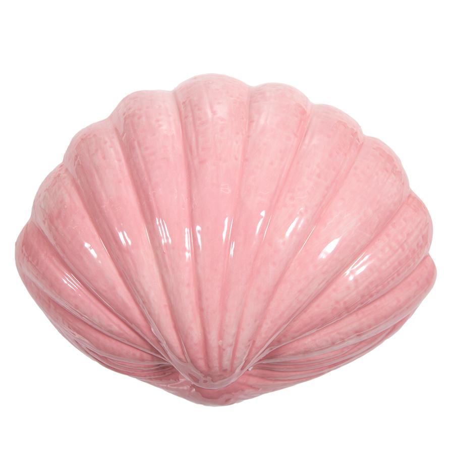 fuu 小動物の陶器ハウス ピンクの貝がらハウス 大 うさぎ チンチラ