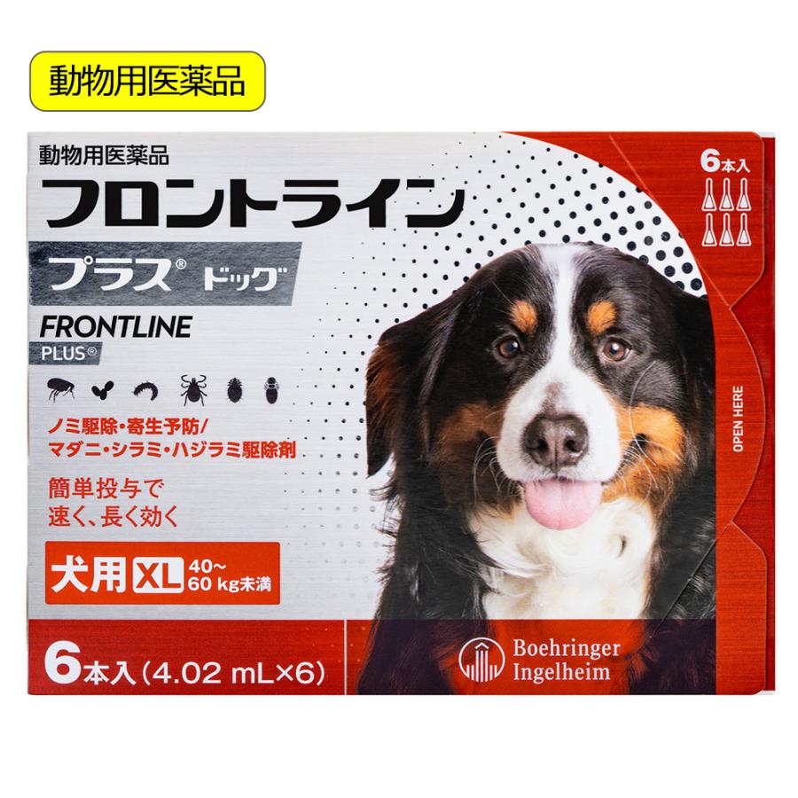 動物用医薬品　フロントラインプラス　ドッグ　ＸＬ　６本　動物用医薬品 | フロントライン プラス