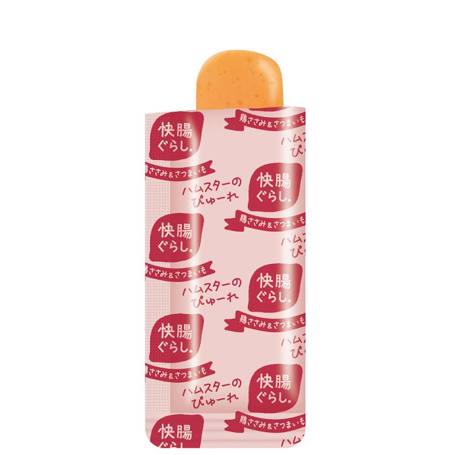 小動物　ハムスター　とうもろこし　野菜　豆腐　さつまいも　ぴゅーれ　おやつ　副食 ミニマルランド マルカン 快腸ぐらし ハムスターのぴゅーれ 鶏ささみ