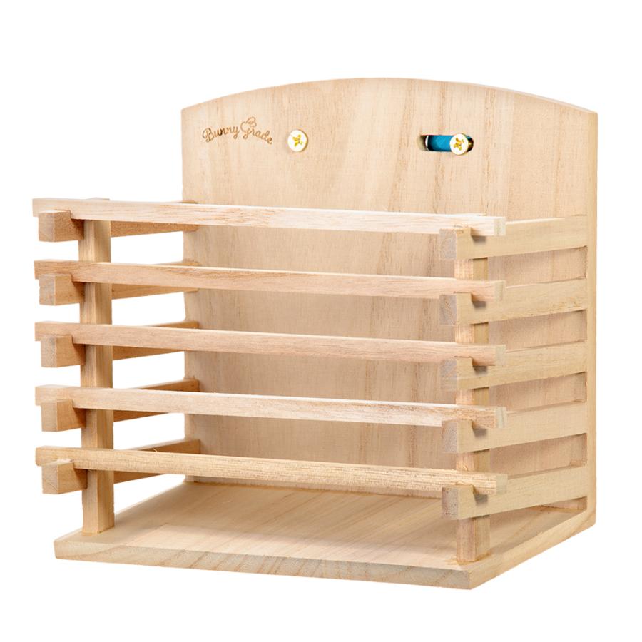 ミニマルランド マルカン うさぎの牧草用かじり木フィーダー L